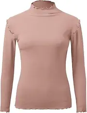 [outret] Mens Underwear Shirts Autumn and Winter Cardigan Women's New Half High Round Neck Hollow Knitted Top Loose Bottoming Shirt Mens Thermals Top and Bottom Set