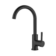 Amelie Sink Mixer Gooseneck Pin Matte Black BDO250807MB