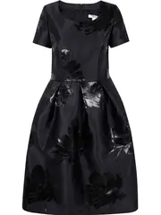 [COMME des GARCONS COMME des GARCONS] Polyester Jacquard Floral Pattern Dress