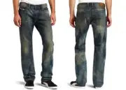 Diesel Viker Regular Bootcut - Wash 0882T - Distressed Blue Jeans - Mens Pants