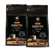 Morning Brew - SUMATRA GROUND ORGANIC COFFEE - Full-Bodied Coffee 2Pack