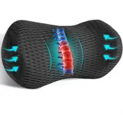 Lumbar Support Pillow for Office Chair Car Back Support Pillow, Memory Foam G...