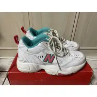 在飛比找蝦皮購物優惠-New Balance 608 NB 白綠粉 復古老爹鞋