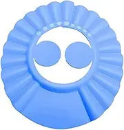 Kangwell Shower Cap | Adjustable Visor Hat with Earshield for Elderly, Pregnant Women and Disabled Patients (Blue)