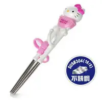 在飛比找蝦皮購物優惠-吉而登-Hello Kitty立體不鏽鋼學習筷(42020)
