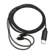 Type-C Socket Plug Audio Cable Headphone Cord for Shure SE215 SE315 SE535