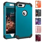 For iPhone 8 Plus iPhone 7 Plus Shockproof Hard Hybrid Rugged Protective Case US