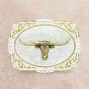 Montana Silversmiths Cowboy Cameo Longhorn Buckle