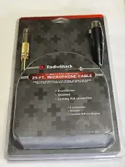 RadioShack 3304013 - 1/4" Male to 3-Pin XLR Female 25ft Microphone Cable