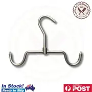 NEW INDUSTRIAL STAINLESS STEEL BUTCHERS DOUBLE CARCASS SWIVEL HOOK EASY ROTATIO
