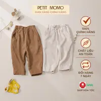 在飛比找蝦皮購物優惠-Petit MOMO 闊腿絲絨褲 H103