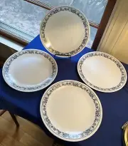 Corelle Old Towne Blue Dinner Plates (Set of 4)