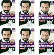 Bigen 100018 Men's Beard Color, Natural Black B101 (20g + 20g) pack off 6pc