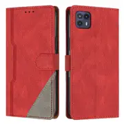Clasp Case with Flip Wallet Stand Function Cover for Moto G50 5G - Red
