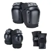 NEW 187 Junior Pad Set Black (Knee, Elbow, Wrist) - FREE SHIPPING