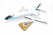 Lockheed Martin® VC-140B Military Airlift Command Jetstar Model, Mahogany Scale