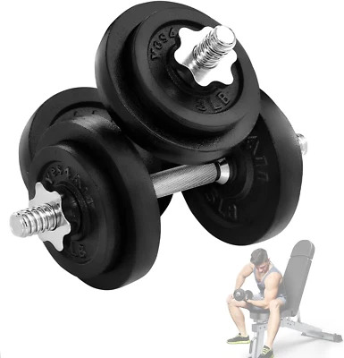 Adjustable Cast Iron Dumbbell Sets 40LBS/18KGS, 60LBS/27KGS with Alloy Steel Con