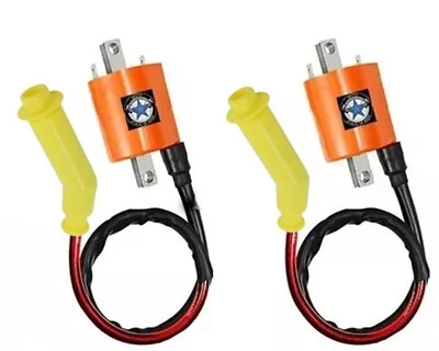 2xIgnition Shorter +Longer Coils for Yamaha Virago 700 XV700 1984 1985 1986 1987