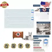 Two-Piece Ultra-Safe Pet Repellent Mat - Gentle Shock 30x16 In. for Dogs & Cats