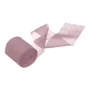 Chiffon Ribbon, 1-1/2 Inch x 5.5 Yard Silk Satin Ribbon, Dark Pink