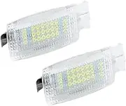 HUVNEXA 2PCS Interior Sun Visor Vanity Mirror Lamps Reading Light, for Skoda, for Fabia 2000-2008, for Superb 2008-2017 Car Number Plate Light