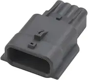 1/4 Pin 0.6mm / Sensor Plug Automobile Solenoid Valve Connector Male Female Waterproof Socket(Follow me cheaper-01,1 Set)
