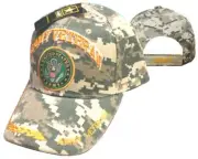 US Army Vet Veteran Emblem Seal Cap Hat Digital Camo Officially Licensed
