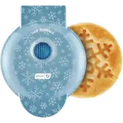 Dash 4 In. Snowflake-Print Mini Waffle Maker DMF001BS Dash DMF001BS 850015418143