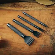 Leather Punch Tool Diamond Cut Prick Iron Wallet Bags DIY Crafts Tools Spacing