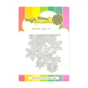 Waffle Flower Snowflake Cluster Die
