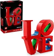 LEGO Art Love Building Set, 3D Puzzle Model Kit for Adults, Replica Modern Art Sculpture for Home Office Decor, Craft Activity for Couples, Women & Men, Valentine's Day or Anniversary Treat 31214