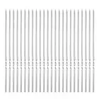 24pcs Kebob Skewers 30cm x 5mm x 1.4mm Stainless Steel Flat BBQ Grill Sticks