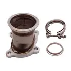 4 bolt to 2.5" adapter flange exhaust downpipe CT26 cast iron