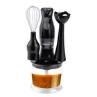 Brentwood HB-38BK 2 Speed Hand Blender w Balloon Whisk in Black