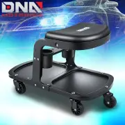 DNA Motoring Garage/Shop Rolling Creeper Mechanic Stool Seat Chair w/Tool Tray