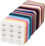[GAROZATION] 30pcs Bra Buttons Bra Extender Hooks Corset Extender Bra Strap Extenders Bra Extenders Elastic Bra Extender Stretchable Bra Extension Hooks Back Extender Elastic Hooks Bra Supplies