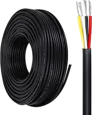 22/24 Gauge Wire 4 Core Electrical Wire UL2464 10FT~50FT High Temperature Resistant Industry Cable 24AWG/22AWG Tinned Copper Core Suitable for Electronic Devices(50FT(15M),22awg-4c)