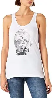 [Alvarno] Women's Tank Top C3PO Vest