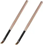 CANIGHT 2pcs Gradient Nail Art Brushes with Dense Bristles for Professional Manicure DIY Nail Art Tools for Home Salon