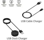 For Garmin Fenix 5 6 Vivoactive 3 usb charger dock cable or usb charging cable