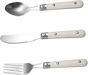 SHOWERORO Christmas Cutlery Set Boys and Girls Knife Fork Spoon Home Cutlery Safe Easy to Clean