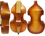 Broque style excellent Maestro 6 strings 15"(380mm) basses viola da gamba #15021