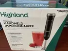 HIGHLAND Handheld Immersion Blender 2-Speed + 3 Accessories Black / Stainless