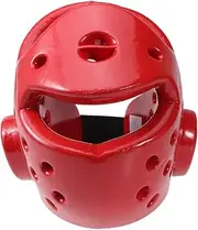 Garneck Adult Helmet Children Protective Head Gear Shock-absorbant Taekwondo Helmet Children Sparring Headgear Protective Gear Head Guard Red Sports Equipment Helmet for Kids