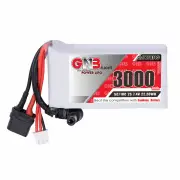 Gaoneng GNB 7.4V 3000mAh 5C 2S LiPo Battery DC5.5/XT60U Plug for Fatshark Glasses