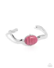 Paparazzi Bracelet**Striped Sensation - Pink Free Gift~