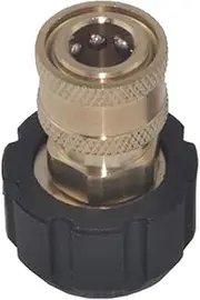 1/4 3/8 QD Female to M22 14mm 15mm Female Connector Adapter for Pressure Washer