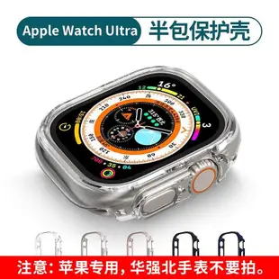 適用apple watch ultra手錶保護殼蘋果ultra2手錶保護套透明殼49mm硬殼防摔