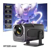 HY320 4K Android 11 Smart DLP Projector Speaker 200 ANSI 5G Dual WiFi6 Bluetooth