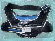 NWT DOGGY TALES Dog Harness Soft Mesh Fabric Reflective Black Blue Size 55